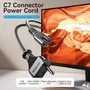 Vention Cable de Alimentación ZCLBAC 1,8 m CEE7/16 a C7